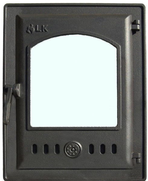 Дверца  топочная герметичная со стеклом 310 LK (250х350)