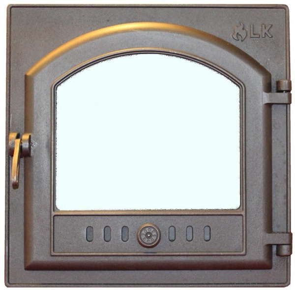 Дверца герметичная со стеклом 305 LK (410х410)