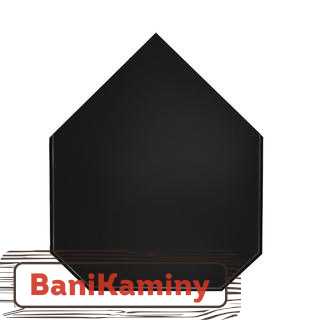 Предтопочный лист 031-R9005 1000x800 черный (Вулкан)