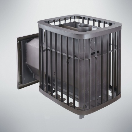 Печь для бани Каменка мини удлиненная топка