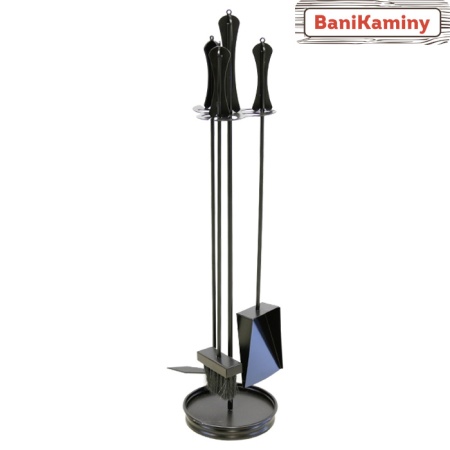 Каминный набор 021-R9005 черный