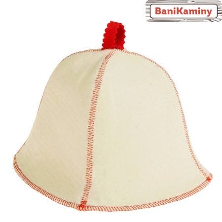 Шапка Холли с красными нитями