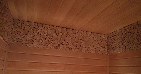 Декоративное панно из можжевельника 500х1200