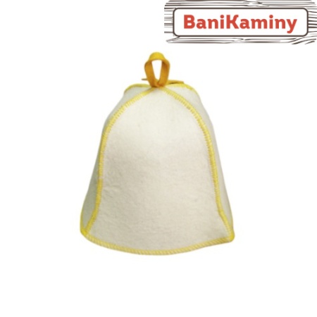 Шапка Холли с желтыми нитями