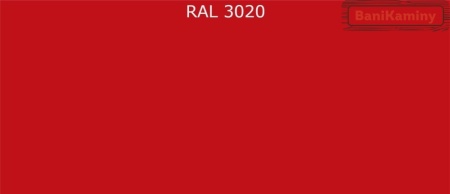 Красный траспортный - Ral 3020 дымоход крашенный