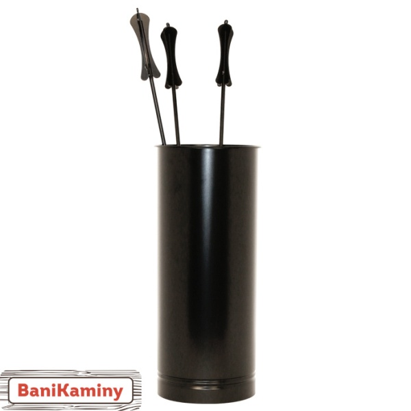 Каминный набор 011-R9005 черный