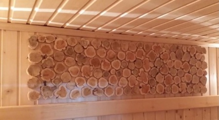 Декоративное панно из можжевельника 500х500