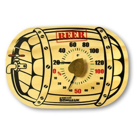 Термометр "Бочка" для бани и сауны