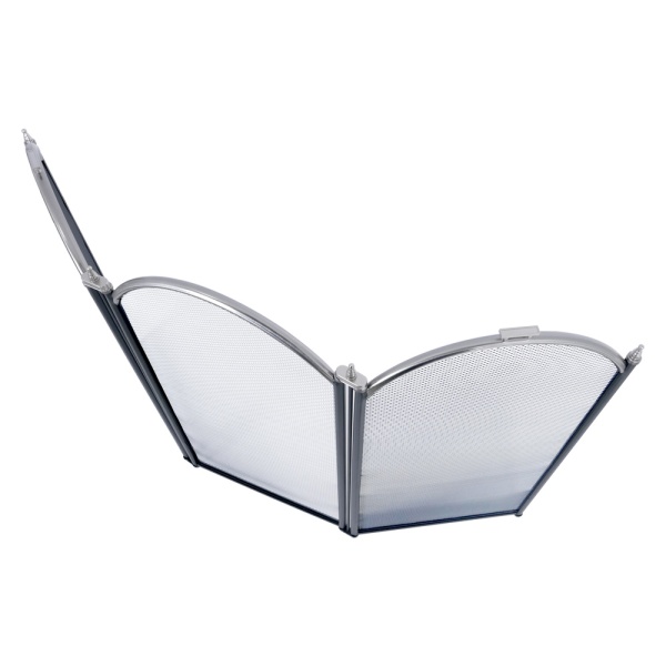 Экран каминный C03011АSК (3 секции, 60х95см, черный/серебро)