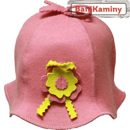 Шляпа Кокетка розовая