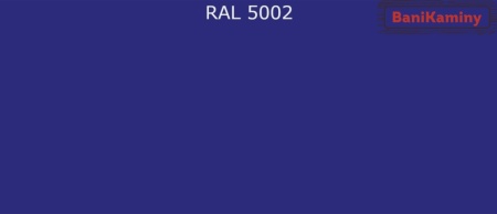 Ультрамарин - Ral 5002 дымоход крашенный