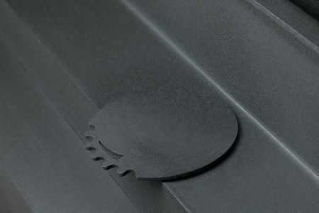 Камин Прага Три Стекла черный