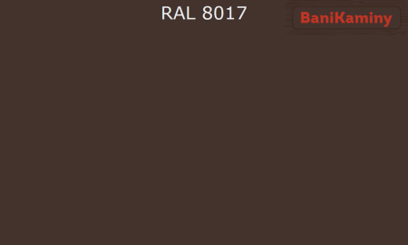 Коричневый - Ral 8017 (шоколад) дымоход крашенный