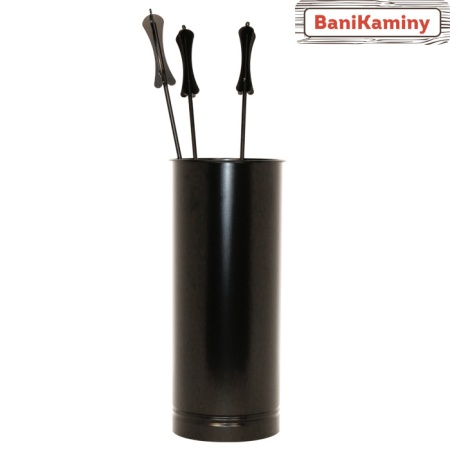 Каминный набор 011-R9005 черный