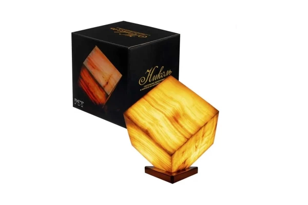 Светильник из оникса Николь