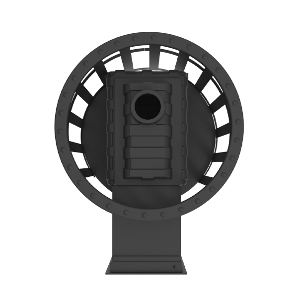 Печь-камин для бани Воевода 20 Д-2 сетчатый кожух, чугунная