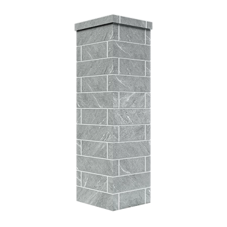 Облицовка на трубу Классика КИРПИЧ Талькохлорит Avangard 30 П2/40 П2 (130*790) (3 яруса) под шибер