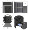 Печь газодровяная для бани Везувий Лава 18 (ДТ-3)