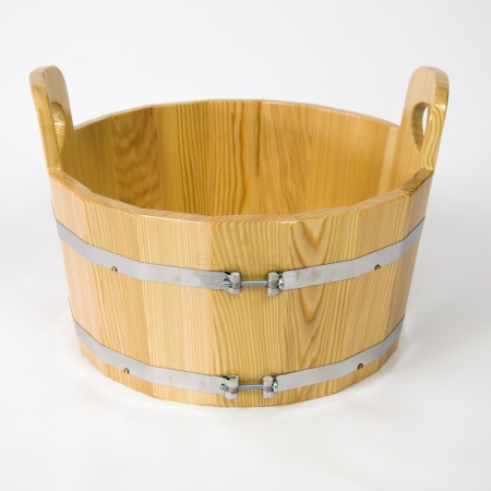 Шайка для бани 15 л лиственница натуральная