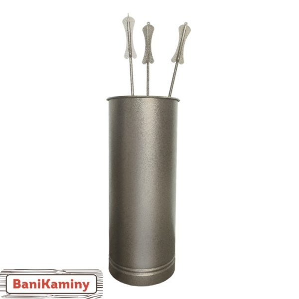 Каминный набор 011-ASL античное серебро