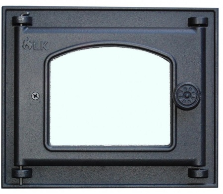 Дверца топочная со стеклом LK 351 (210*210)