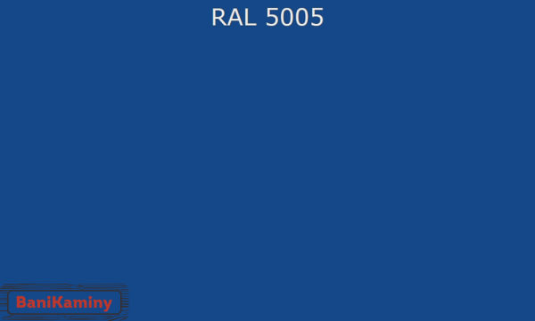 Синий сигнальный - Ral 5005 дымоход крашенный